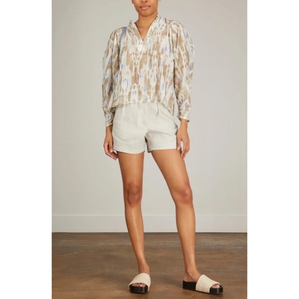 NWT Maria Cher mix 1 Tartagal puff sleeve Cora blouse